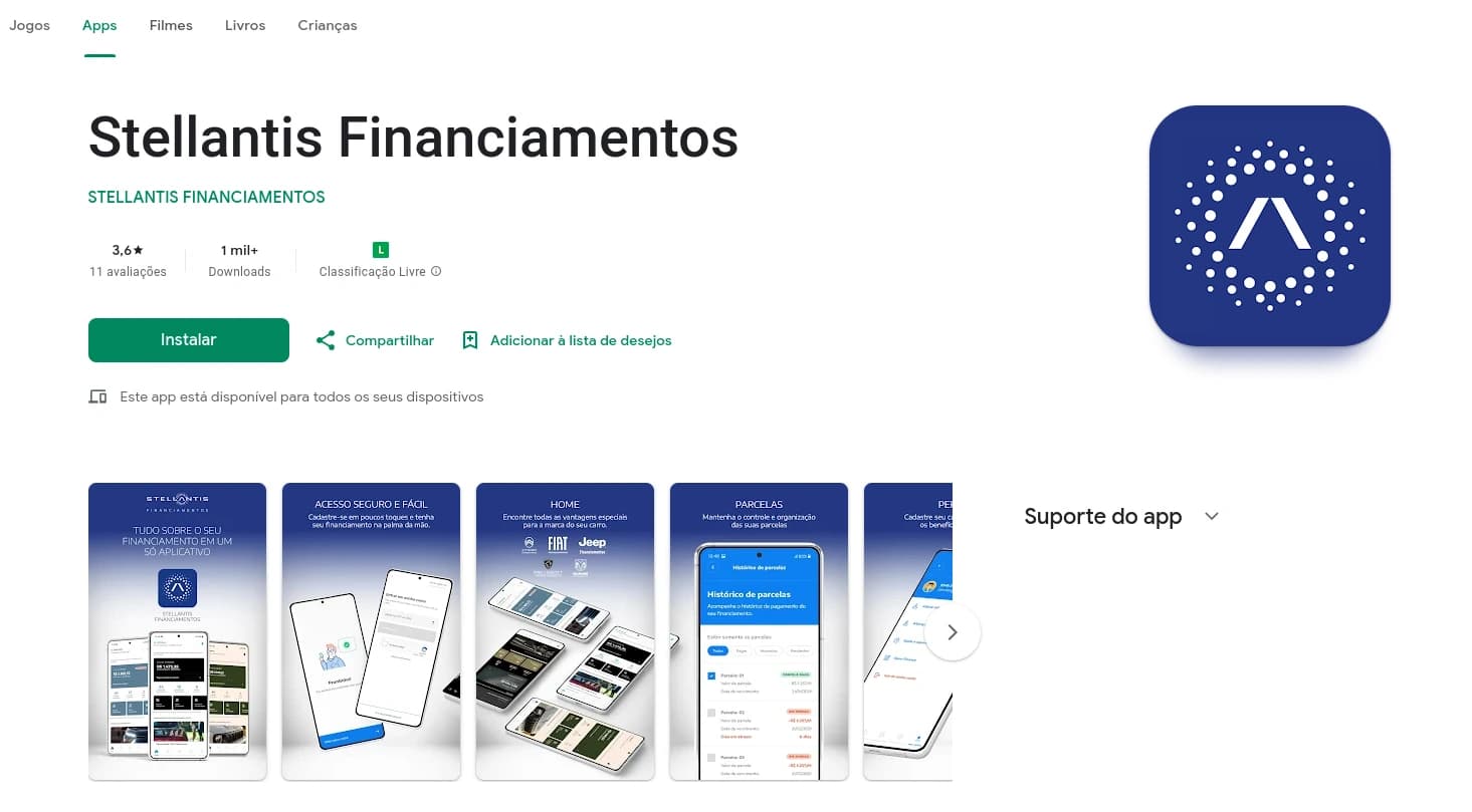 Stellantis Financiamentos APP